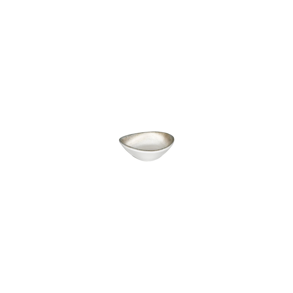 Ephyra 4" x 3.5" x h:0" 3 oz. Organic Gray Vitrified Bowl