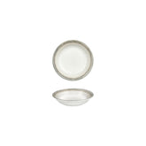 Ephyra dia.6" h:0" 7 oz. Round Gray Vitrified Deep Plate