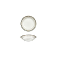 Ephyra dia.6" h:0" 7 oz. Round Gray Vitrified Deep Plate