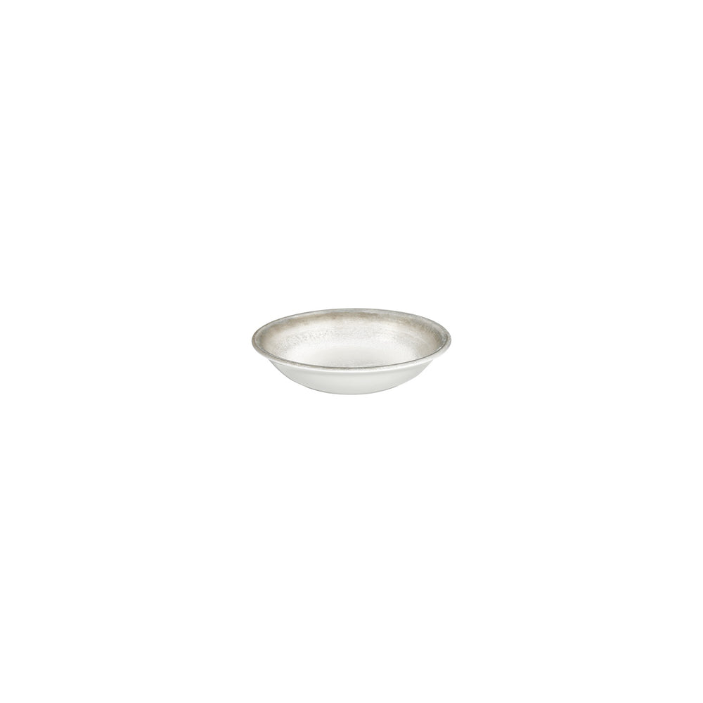 Ephyra dia.6" h:0" 7 oz. Round Gray Vitrified Deep Plate