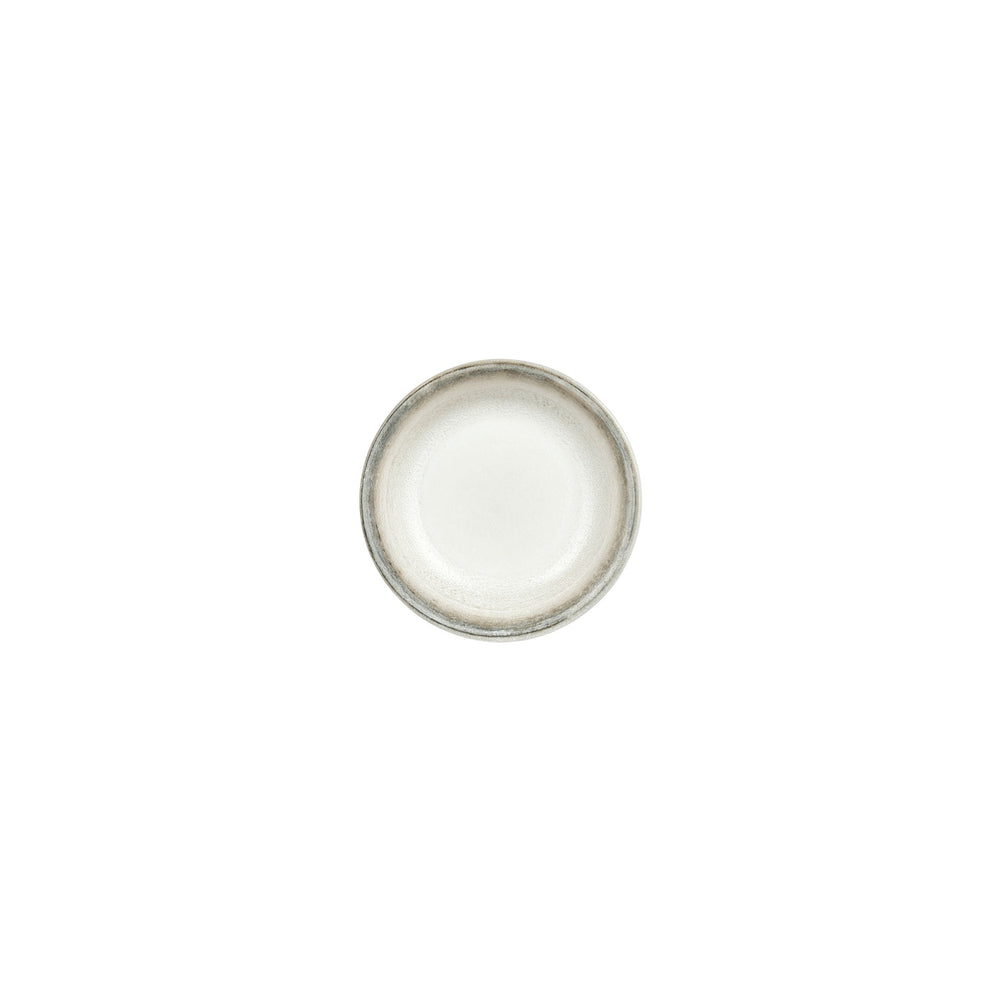 Ephyra dia.6" h:0" 7 oz. Round Gray Vitrified Deep Plate