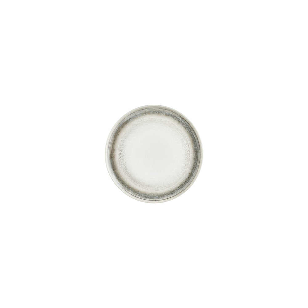 Ephyra dia.6.75" Round Gray Vitrified Plate