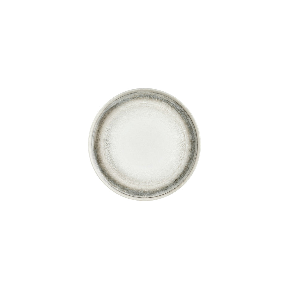 Ephyra dia.8.25" Round Gray Vitrified Plate