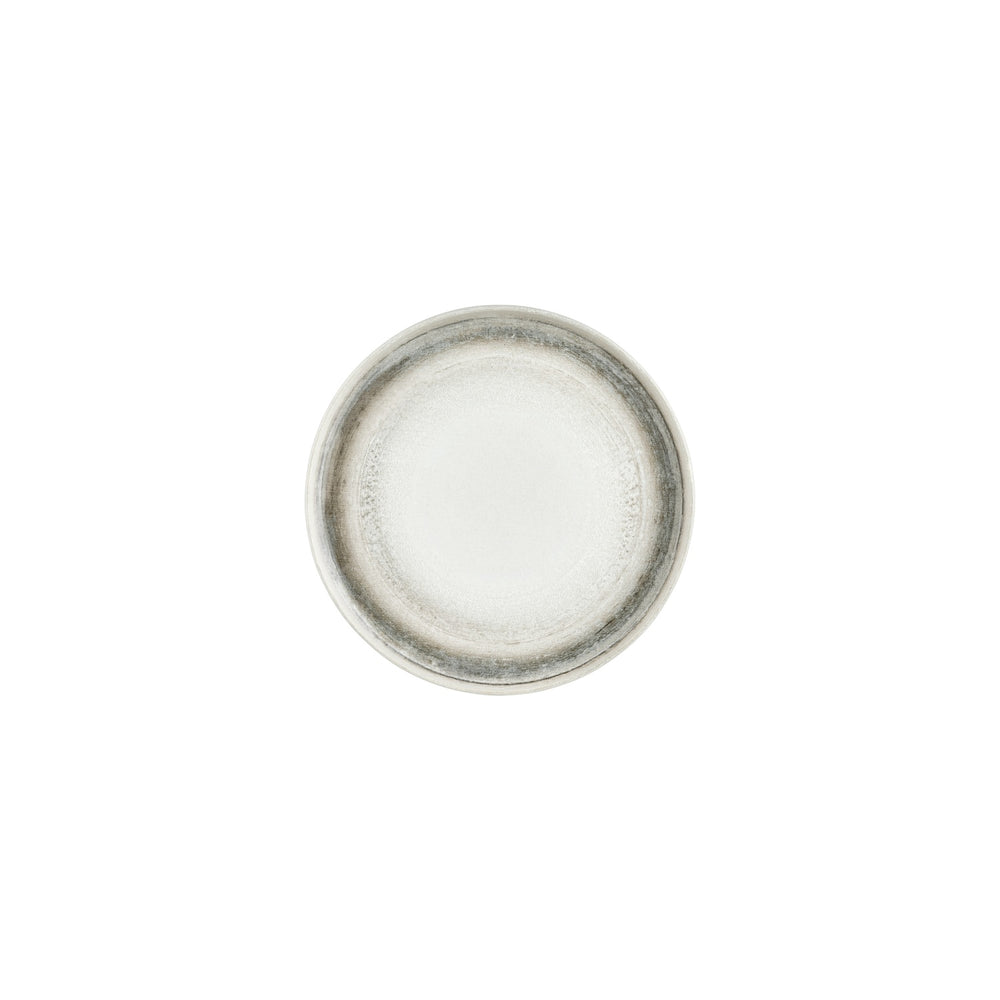 Ephyra dia.8.25" Round Gray Vitrified Plate