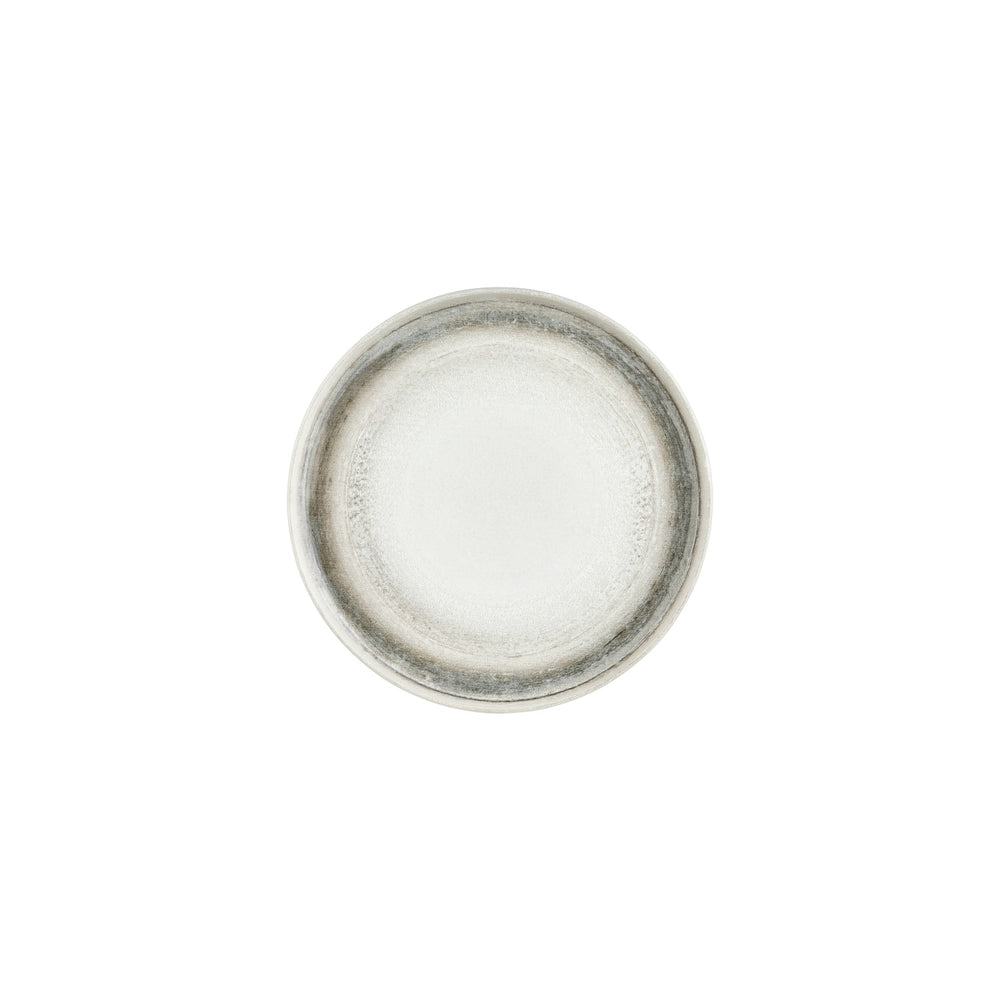 Ephyra dia.9" Round Gray Vitrified Plate