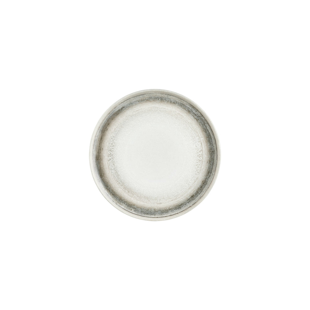 Ephyra dia.9" Round Gray Vitrified Plate
