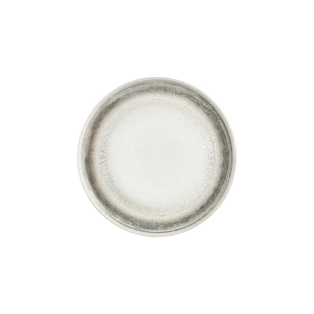Ephyra dia.10.75" Round Gray Vitrified Plate