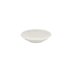 Gourmet dia.9" h:1.75" 34 oz. Round Warm White Vitrified Deep Plate