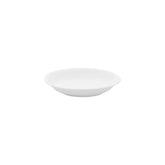 Gourmet dia.9.75" h:2" 44 oz. Round Warm White Vitrified Deep Plate