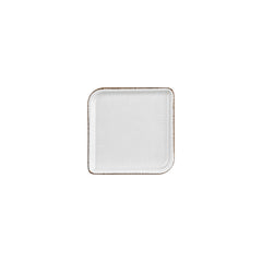 Grace 6" x 6" Square Brown Vitrified Plate