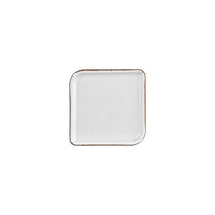 Grace 7.5" x 7.5" Square Brown Vitrified Plate