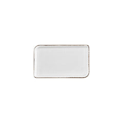 Grace 9.5" x 6" Rectangular Brown Vitrified Plate