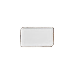 Grace 9.5" x 6" Rectangular Brown Vitrified Plate