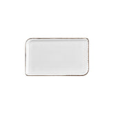 Grace 11.75" x 7" x h:0" Rectangular Brown Vitrified Platter