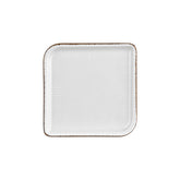 Grace 11" x 11" Square Brown Vitrified Plate