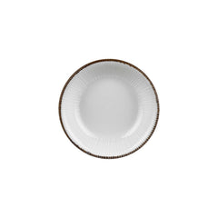 Grace dia.9.75" h:2" 44 oz. Round Brown Vitrified Deep Plate