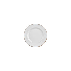 Grace dia.6.75" Round Brown Vitrified Plate