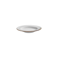 Grace dia.9" h:0" 10 oz. Round Brown Vitrified Deep Plate