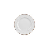 Grace dia.9" Round Brown Vitrified Plate