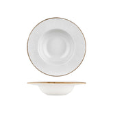 Grace dia.11" h:0" 16 oz. Round Brown Vitrified Deep Plate