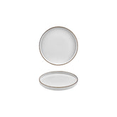 Grace dia.6.25" Round Brown Vitrified Plate