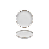 Grace dia.7.5" Round Brown Vitrified Plate