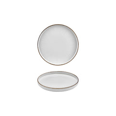 Grace dia.7.5" Round Brown Vitrified Plate