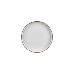 Grace dia.9" Round Brown Vitrified Plate