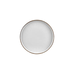Grace dia.9.75" Round Brown Vitrified Plate