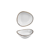 Grace 4" x 3.5" x h:0" 3 oz. Organic Brown Vitrified Bowl