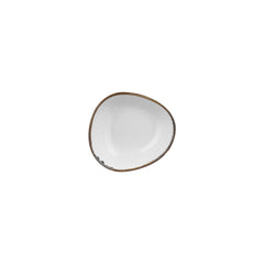 Grace 4" x 3.5" x h:0" 3 oz. Organic Brown Vitrified Bowl