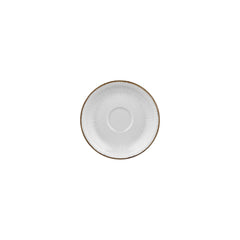Grace dia.6.25" Round Brown Vitrified Saucer