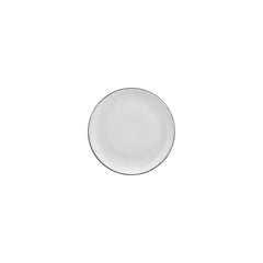 Grace dia.6.75" Round Brown Vitrified Plate