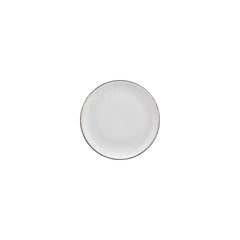 Grace dia.6.75" Round Brown Vitrified Plate