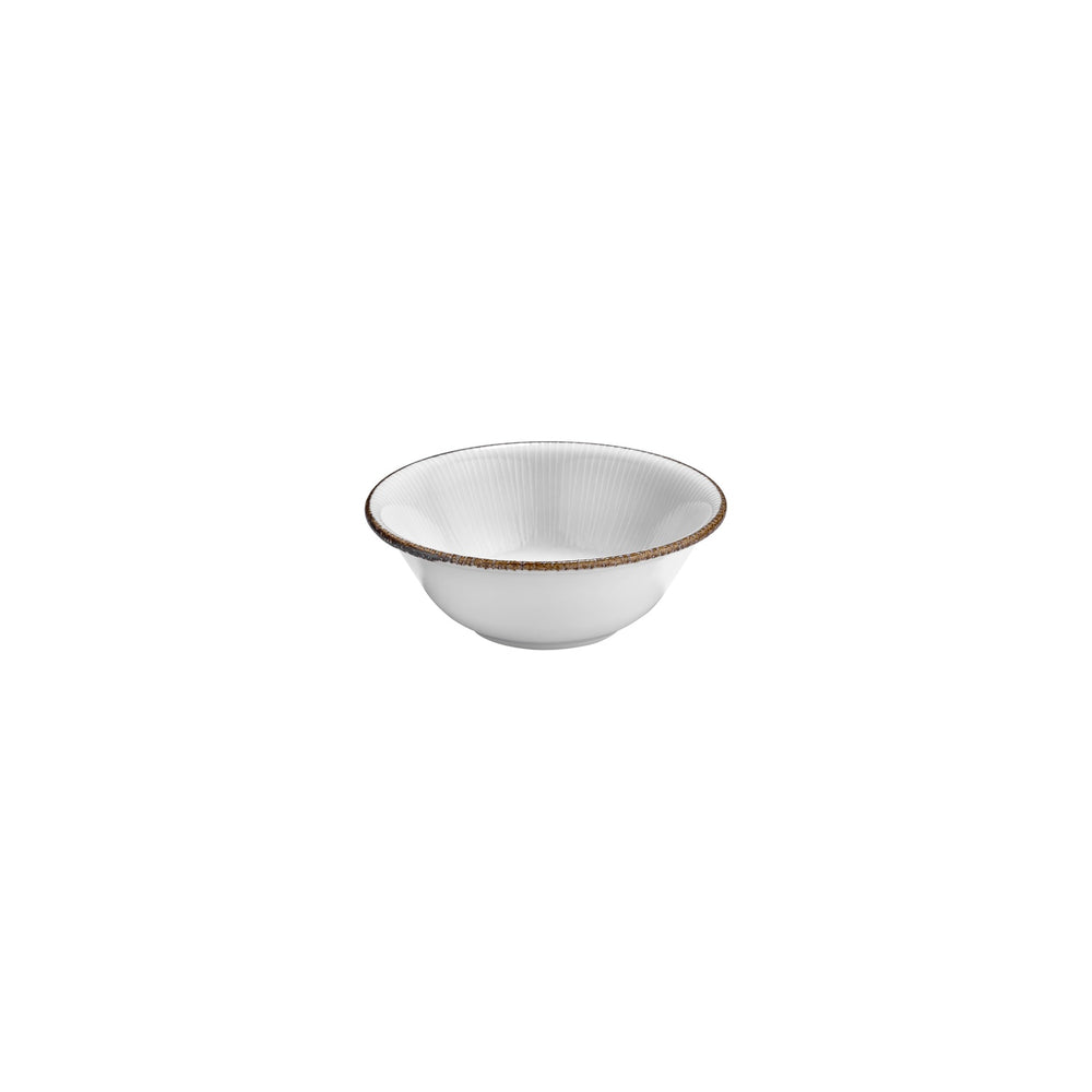 Grace dia.7" h:2.5" 22 oz. Round Brown Vitrified Bowl