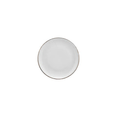 Grace dia.7.5" Round Brown Vitrified Plate