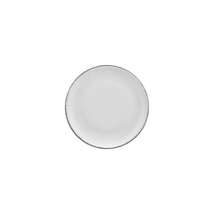 Grace dia.8.25" Round Brown Vitrified Plate