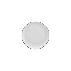 Grace dia.8.25" Round Brown Vitrified Plate