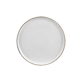 Grace dia.12.5" x 12.5" Round Brown Vitrified Pizza Plate