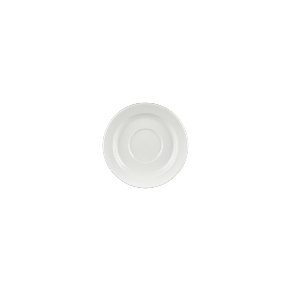 Banquet dia.6.25" Round Warm White Vitrified Saucer
