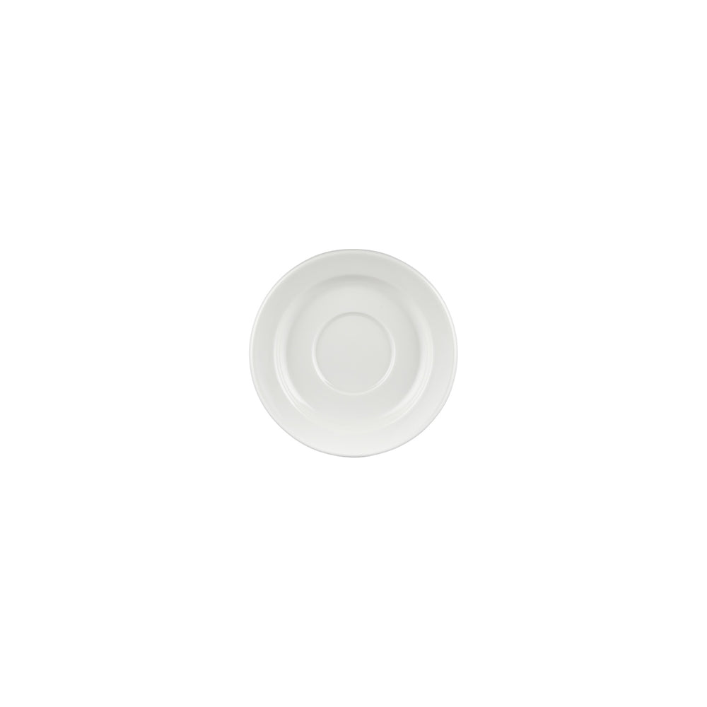 Banquet dia.6.25" Round Warm White Vitrified Saucer