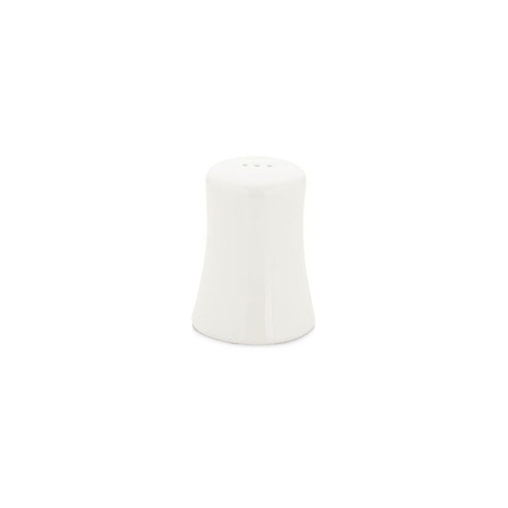 Banquet Round Warm White Vitrified Salt Shaker
