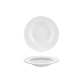 Banquet dia.9" h:0" 10 oz. Round Warm White Vitrified Deep Plate