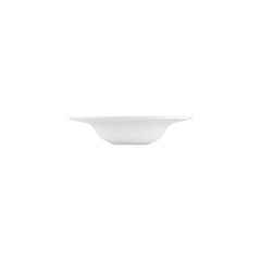 Banquet dia.9.75" h:2" 14 oz. Round Warm White Vitrified Deep Plate