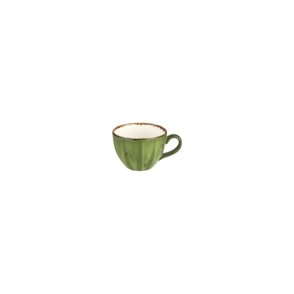 Breeze dia.2.25" h:0" 3 oz. Round Green Vitrified Espresso Cup