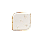 Harmony Elegance 9" x 9" Square Brown Vitrified Plate