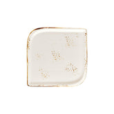 Harmony Elegance 11" x 11" Square Brown Vitrified Plate