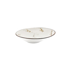 Harmony Elegance 11.75" x 11.75" x h:0" 24 oz. Organic Brown Vitrified Deep Plate