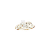 Harmony Elegance Organic Brown Vitrified Espresso Set