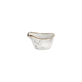 Harmony Elegance 3.25" x 2" x h:0" 2 oz. Oval Brown Vitrified Creamer